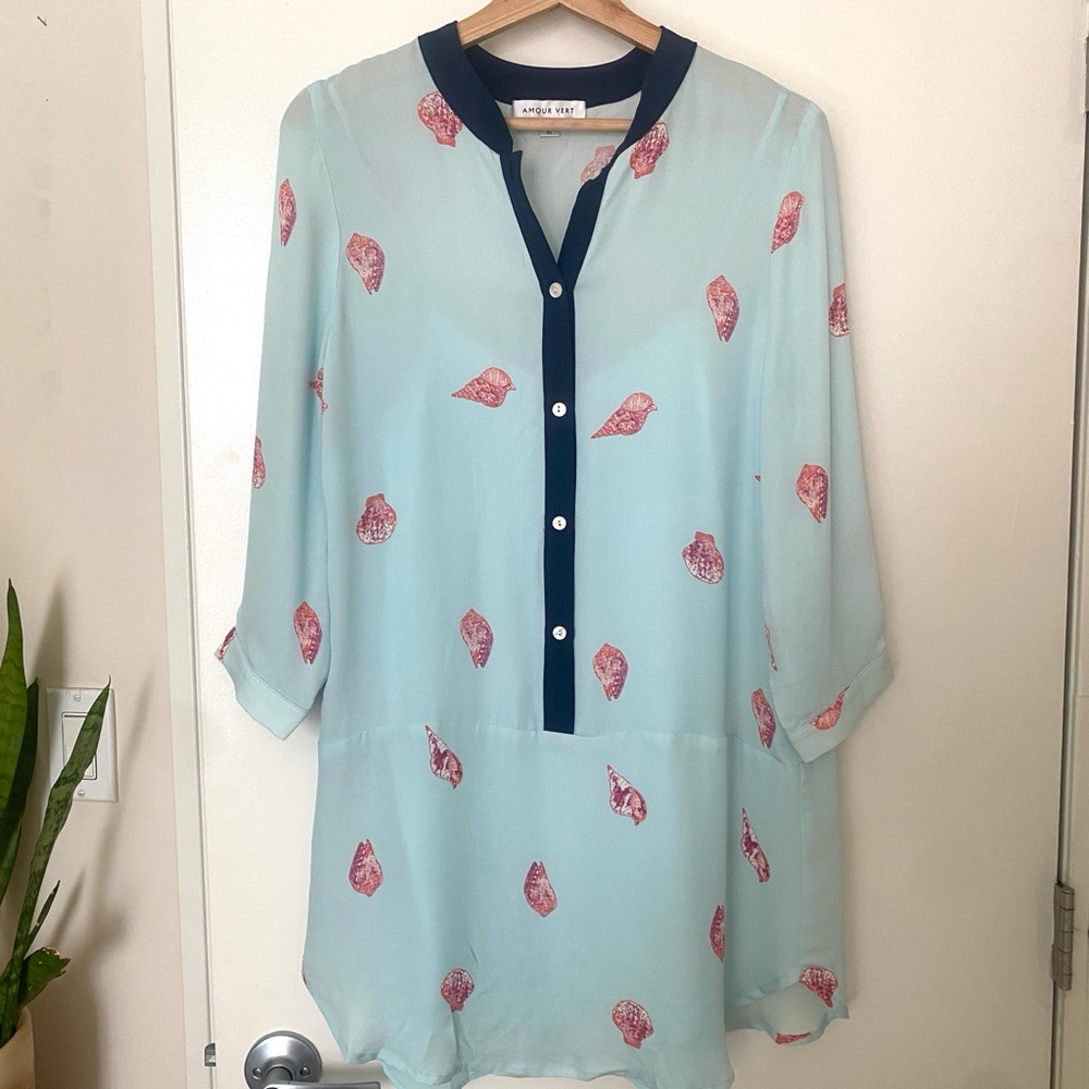 Amour Vert Circe Seashell Tunic Dress